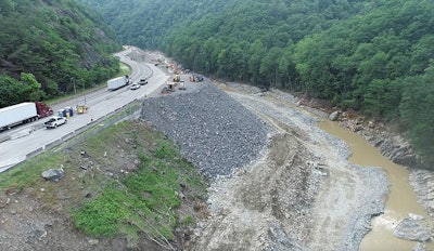 After being heavily damaged by Hurricane Helene in September 2024, I-40 in North Carolina partially reopened in March.