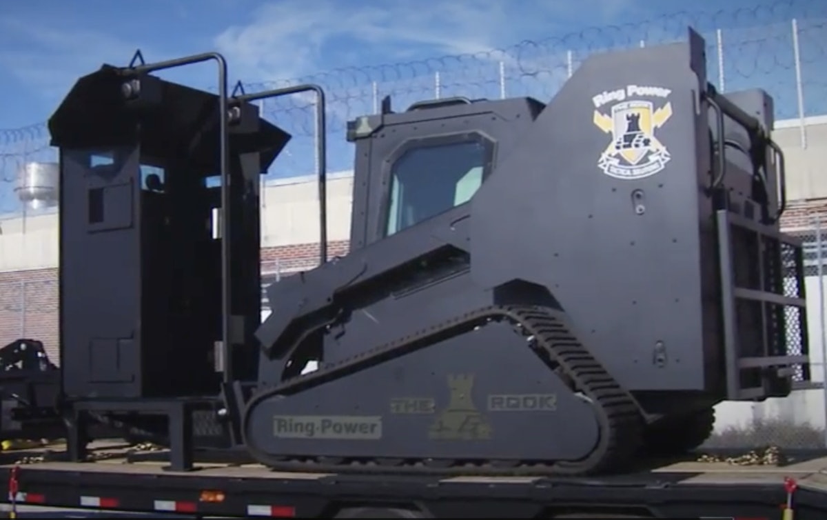 "Send in the The Rook!" – The Crime-Fighting Cat Compact Track Loader (Video)