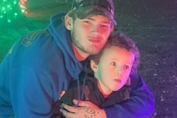 Ryan Starnes with son