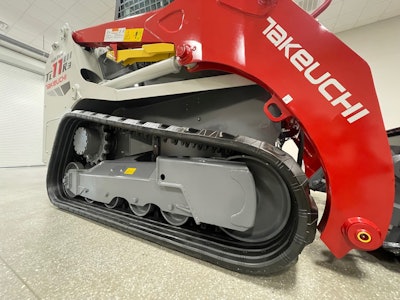 The undercarriage has been redesigned for improved performance and easier cleanout.