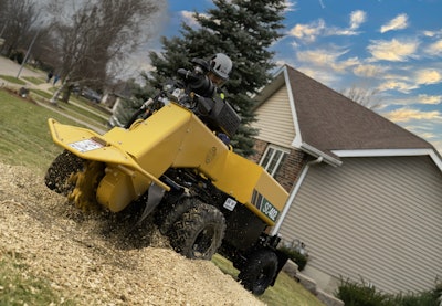 Vermeer's new SC402 stump grinder