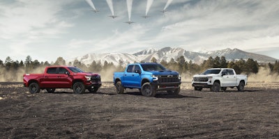Chevy's 2026 Silverado off-road lineup with 2-inch lift