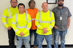 The workers formed a human chain to save a woman who had fallen into a canal and was stranded overnight: Ray Ruiz, John Gardner, Antonio Trejo Martinez, Salvador Mata Jr., Larry Ortega and David Robledo.