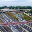 The nearly finished Akron Beltway Central Interchange.