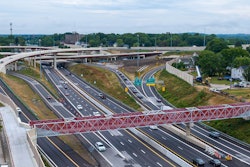 The nearly finished Akron Beltway Central Interchange.