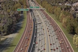 A rendering of the future Atlanta express lanes.