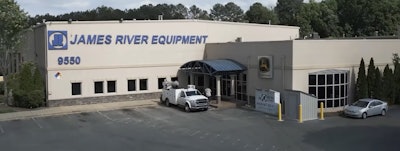 James River Equipment's Charlotte, North Carolina, location.