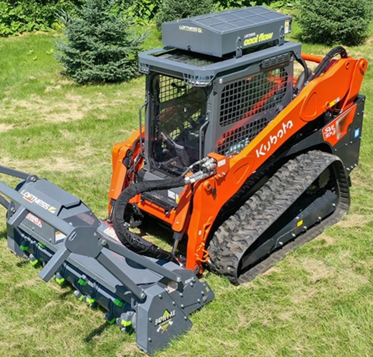 Loftness Debuts Auxiliary Hydraulic Cooler for Kubota SVL97-3 CTL