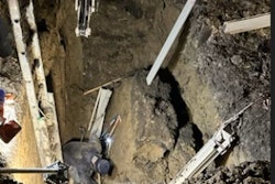 Two workers replacing a residential sewer line were rescued from a trench collapse February 25 in Wyandotte, Michigan.