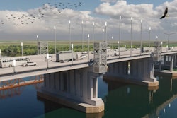 A rendering of how the final Calcasieu River Bridge might look.