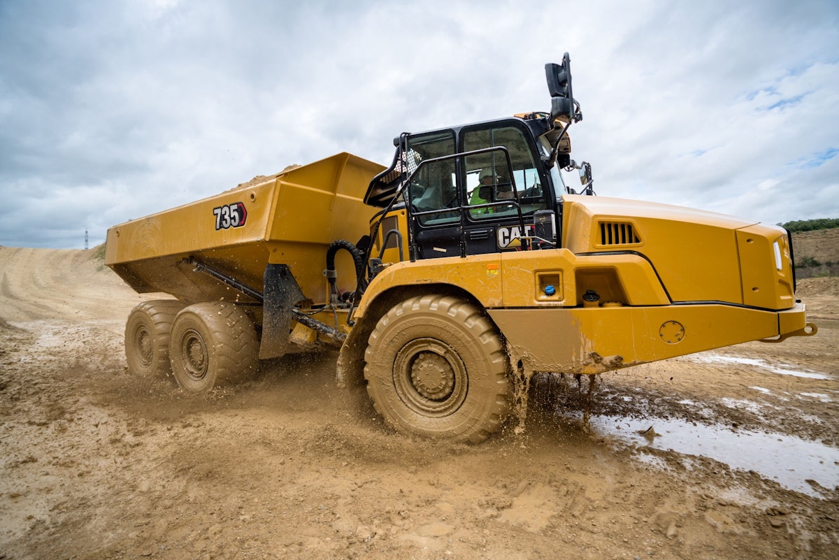 Cat's Next-Generation Articulated Dump Trucks Get Smart Automatic Features