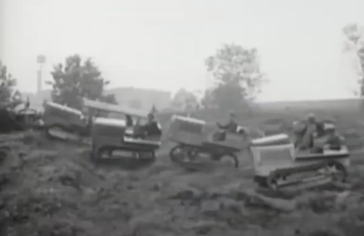 “The Great Tractor Race” – Cat’s 1931 Film Reveals its Early Crawlers in Zany Event
