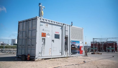 Hitachi Energy's HyFlex hydrogen fuel-cell generator is designed to provide emissions-free electricity for remote construction sites and other uses.