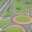 A rendering of the future Bates City, Missouri, interchange