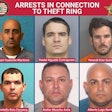 Image includes mugshots of latest arrests in relation to theft ring: Deyni Guanche Martinez, Raidel Aguado Concepcion,Yerandi Diaz Quintana, Rodolfo Boix Fonseca, Atalier Moncho and Alberto Lugo Nordarse.
