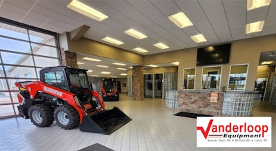 A Vanderloop Equipment showroom