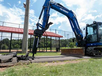 Blue Diamond Breaker Excavator