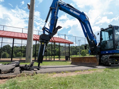 Blue Diamond Breaker Excavator