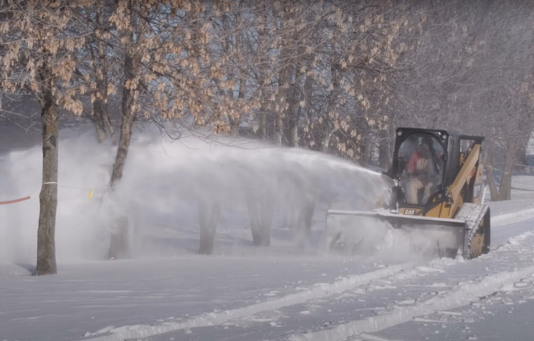 Blue Diamond&rsquo;s Heavy Duty Snow Blower for skid steers and compact track loaders