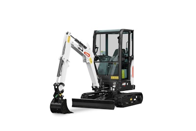 Bobcat's next-generation E20 mini excavator