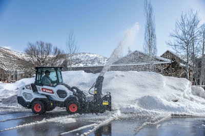 The Bobcat L35 gets a max 25.3 gallons per minute of hydraulic flow for running attachments.