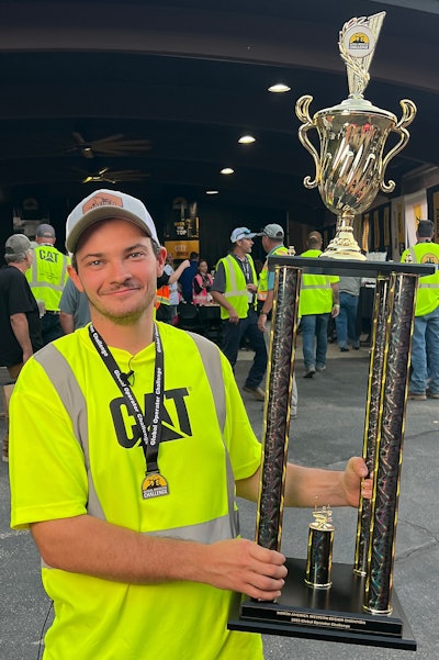 Brian Hayden, president of Hayden Excavating and Welding Inc. of Wells, Maine, won Cat's Global Operator Challenge for the Eastern Region of North America to represent the U.S. at the finals March 4 at ConExpo in Las Vegas.