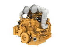 The new Cat C32B is designed for large wheel loaders, cranes, paving equipment, trenchers and forestry equipment.