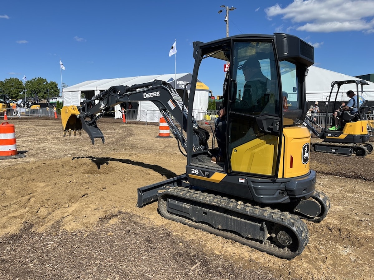 Deere Redesigns 17 & 26 P-Tier Mini Excavators with More Power, Versatility