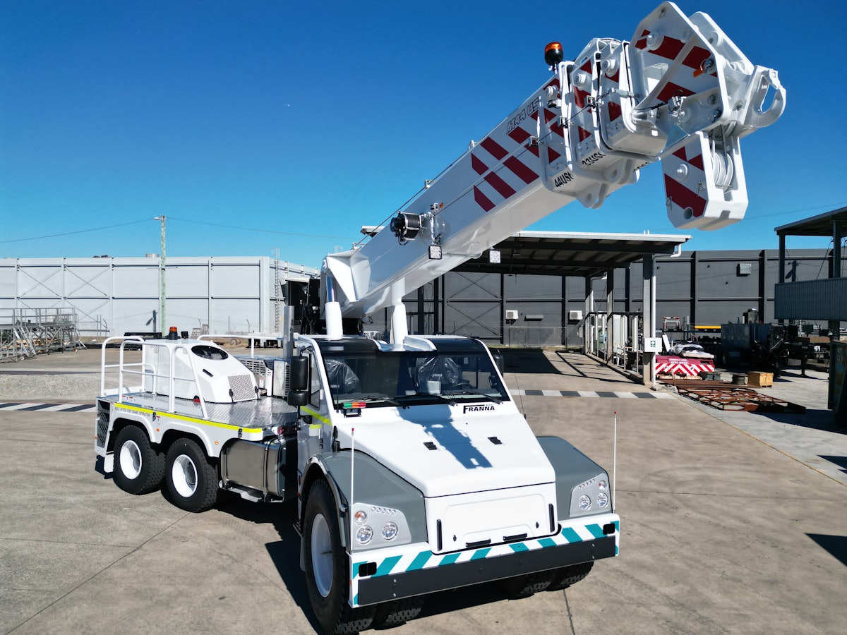 Franna Introduces its Largest Pick-and-Carry Crane to North America