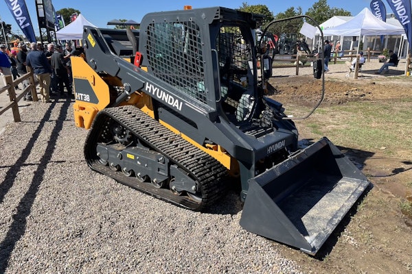 The new 12,785-pound HD Hyundai HT38 gets 115 horsepower for high lifting capacity, big pushing performance and the ability to run a variety of attachments.