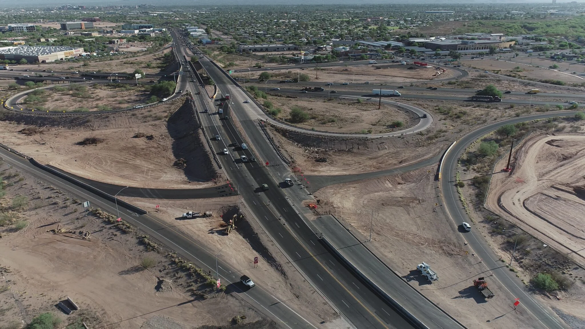 Work on the $600 million project, seen here, began in June 2025.