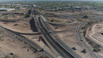 Work on the $600 million project, seen here, began in June 2025.