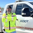 Karl Lopez, seen here, was assisting with flood relief efforts in Globe, Arizona, the night he saved an injured 15-year-old boy.