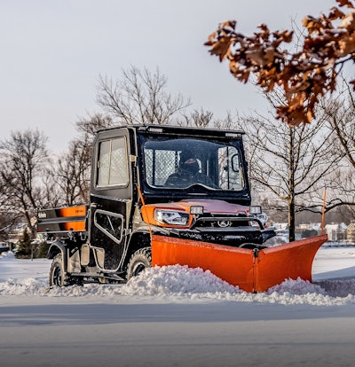 Kubota Rtvx Long Bed Snow Plow