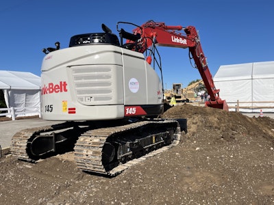 Link Belt 145 Rear