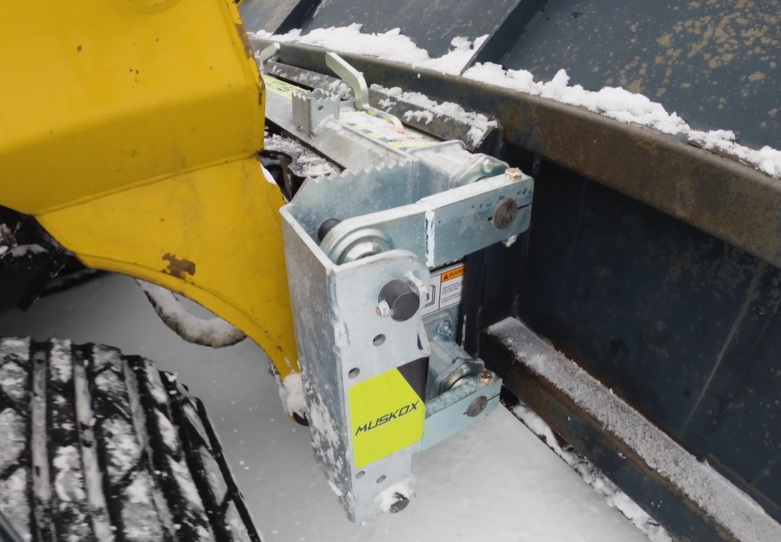 Muskox T-Tach Attachment Gives Skid Steer, CTL Operators a Smoother ...