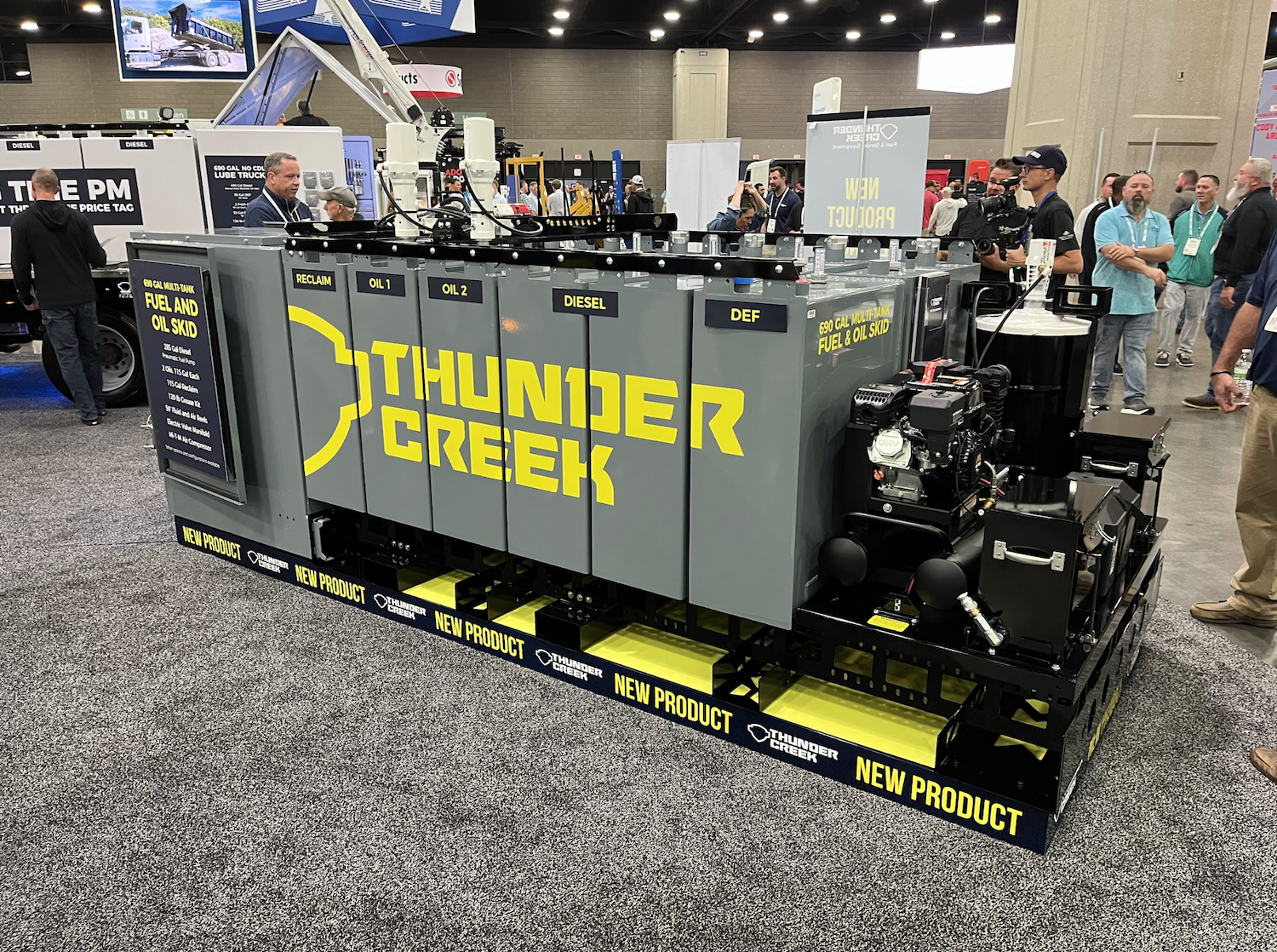 Contractors can hold up to fluids in six tanks on the new MTOS.