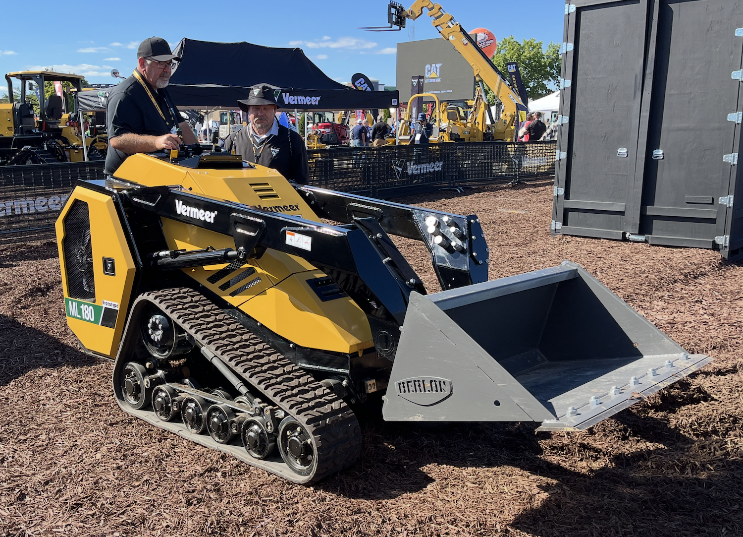 The ML180 was fitted with a small 'prototype' sticker toward the rear at Utility Expo.