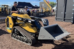 The ML180 was fitted with a small 'prototype' sticker toward the rear at Utility Expo.