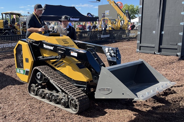 The ML180 was fitted with a small 'prototype' sticker toward the rear at Utility Expo.