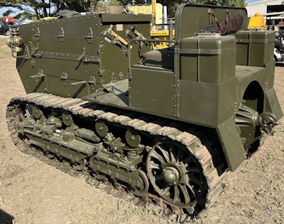 1917 Holt 6 Ton Armor Rear Side