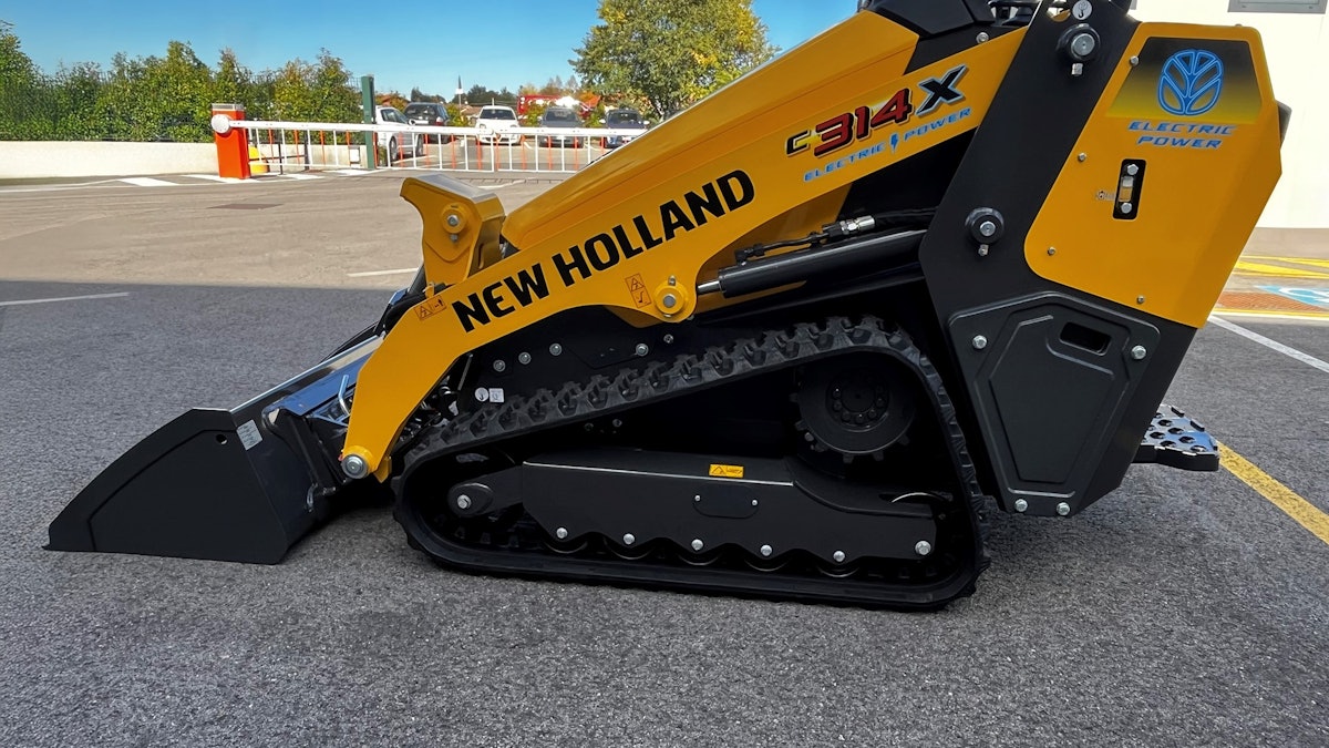 New Holland Previews C314X Electric Mini Track Loader