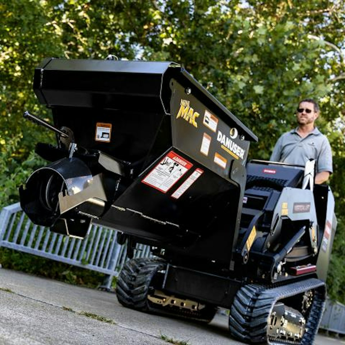 Danuser Intros Mini MAC Bucket for Compact Utility Loaders