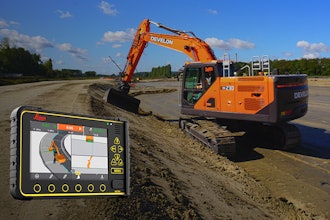 Develon And Leica Geosystems Expand 3 D Machine Control Availability To All 9 Series Crawler Excavators
