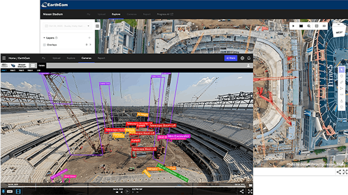 EarthCam, DroneDeploy Merge Aerial and Ground Views of Construction Sites into New Service
