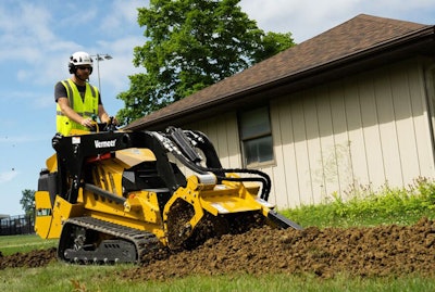 The Vermeer ML150 offers the most power in the ML mini loader series.