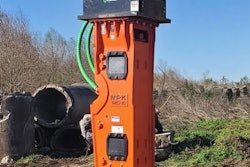 The GHD-10 marks the first NPK hydraulic hammer released in the company's next-generation, mid-range series – soon followed by four more models for excavators ranging from 10 to 39 metric tons.