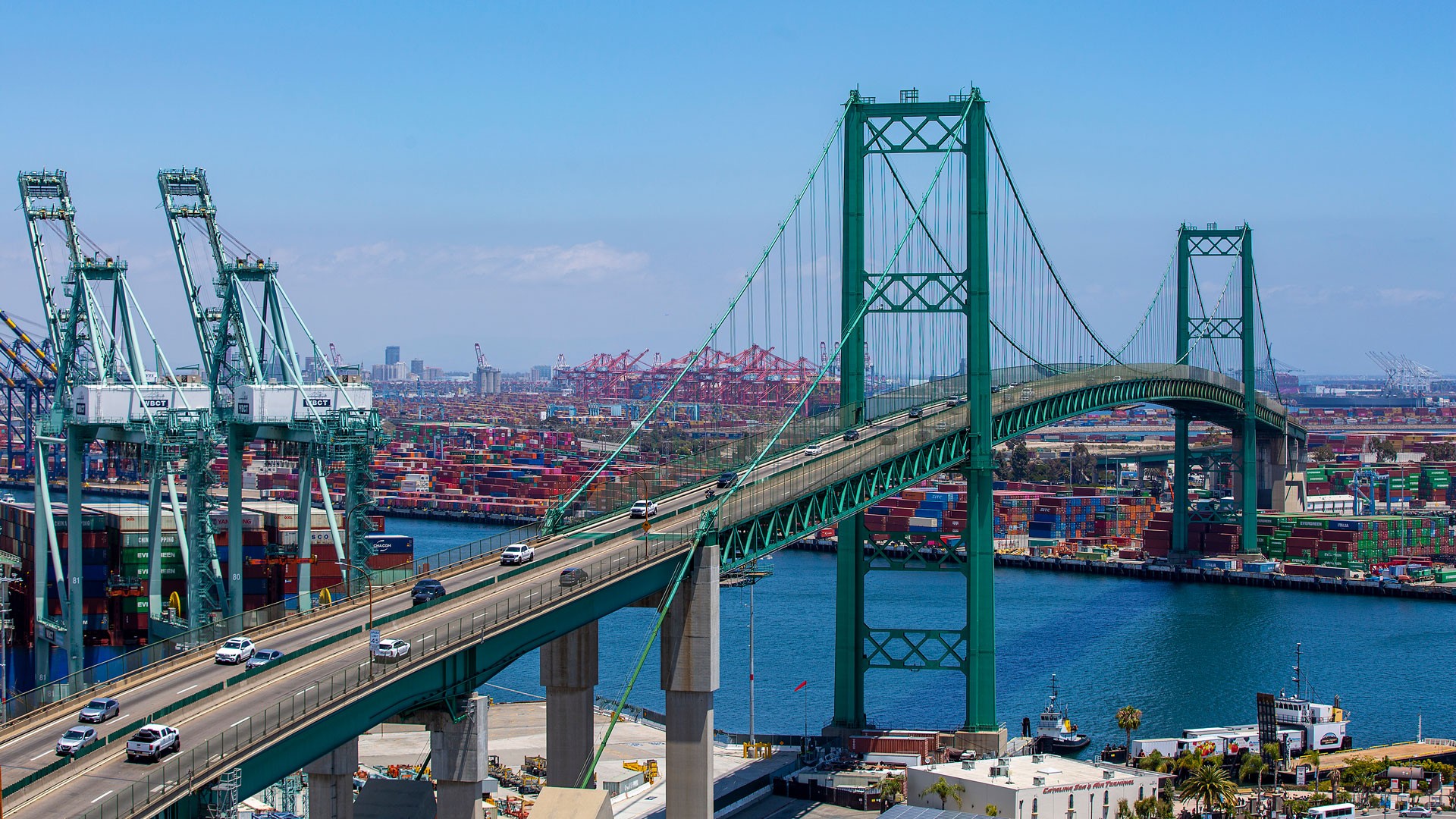 Upgrades coming to the Vincent Thomas Bridge in Los Angeles include a new deck, seismic sensors, railings, fences and a median barrier.