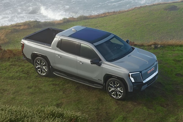 The luxury GMC Sierra Denali EV returns after its 2024 debut. It is now joined by the lower-cost Elevation and the off-road AT4 for 2026.
