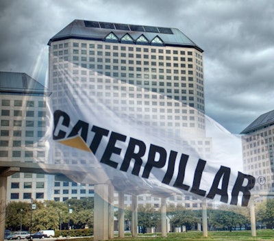 Caterpillar's current Irving, Texas, headquarters, circa 2022.